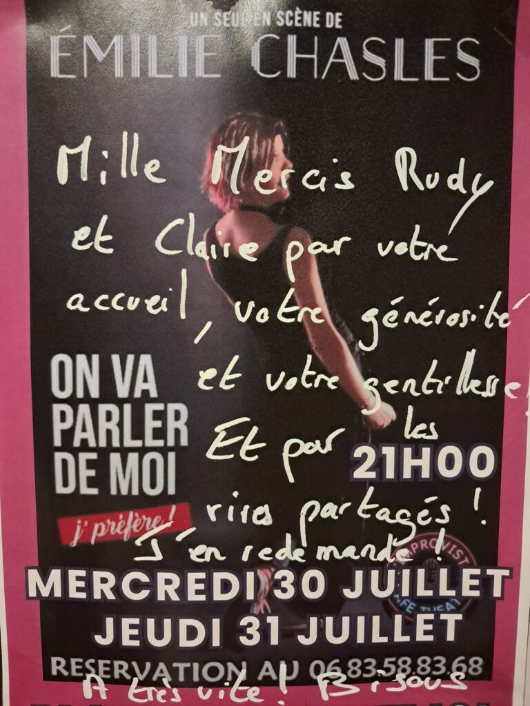 AFFICHE EMILIE CHASLES