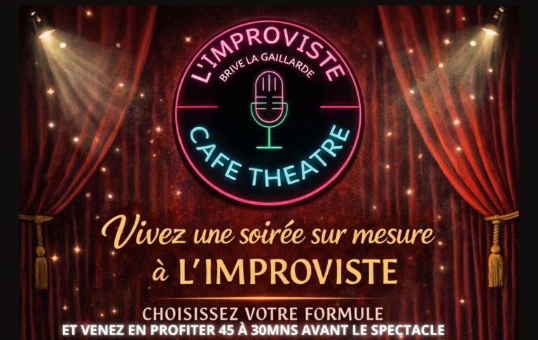 À L’Improviste Café-Théâtre, nous avons imaginé un lieu où le spectacle ne commence pas seulement quand les lumières s’éteignent, mais dès que vous franchissez la porte. Ici, on rit, on partage, on trinque, on grignote… et surtout, on vit un moment.
