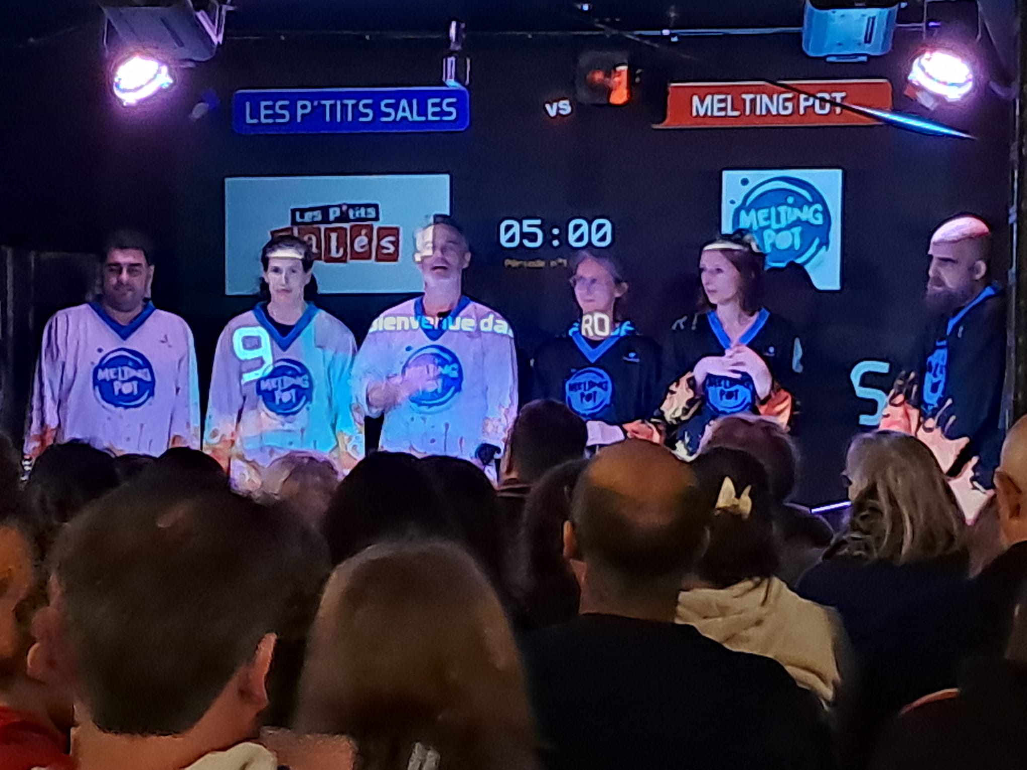 Ce week-end, la scène de L’Improviste a vibré au rythme de l’improvisation théâtrale avec la rencontre entre Les P’tits Salés de Brive et Le Melting Pot de Toulouse.