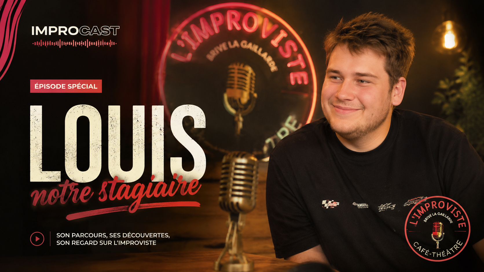 IMPROCAST : à la rencontre de Louis, notre stagiaire à L’Improviste
